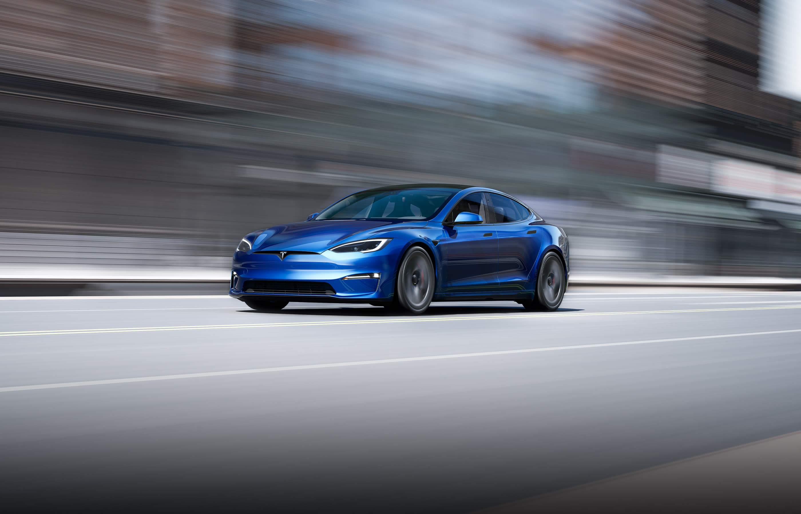 Blue Model S