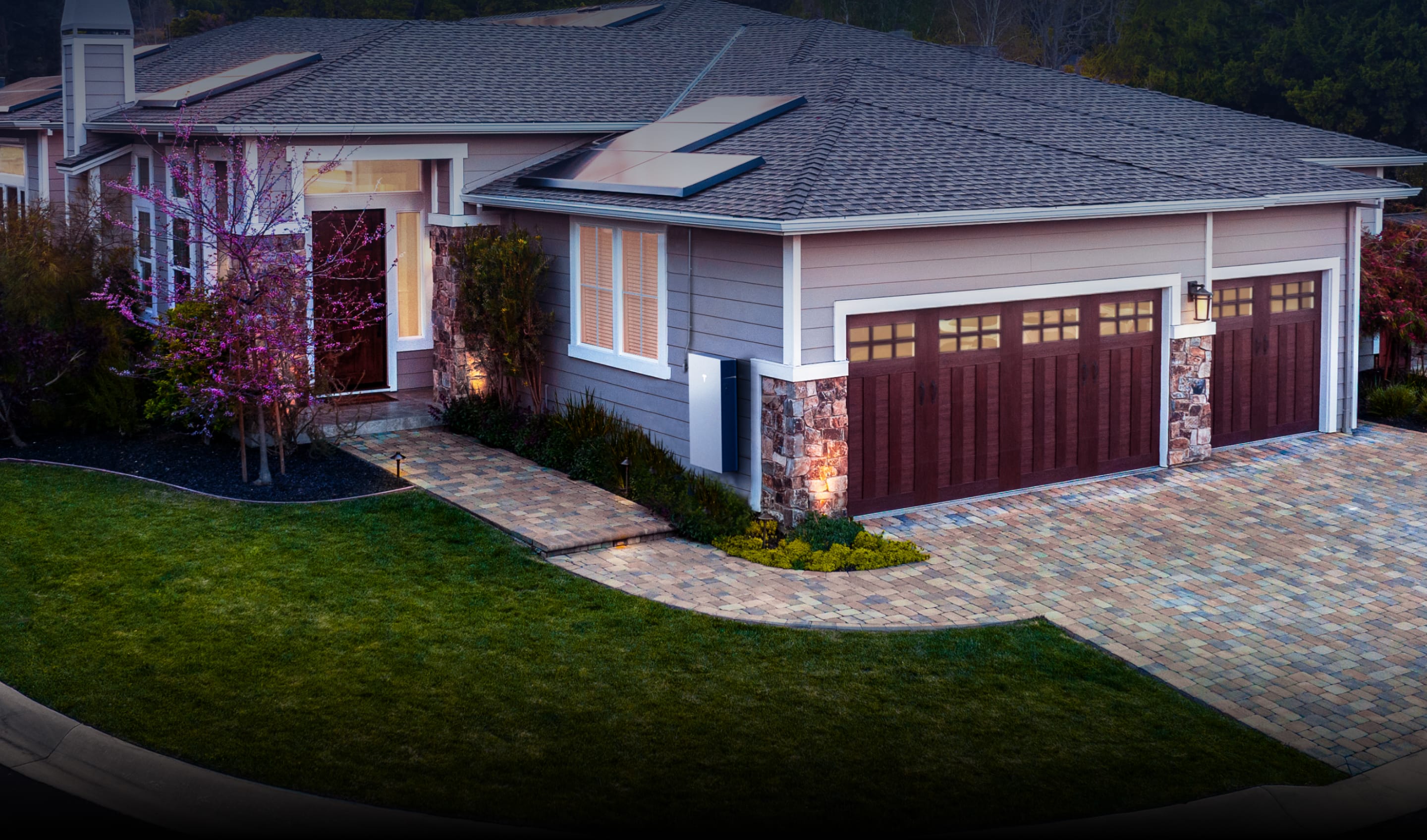 Powerwall powering a home in an outage