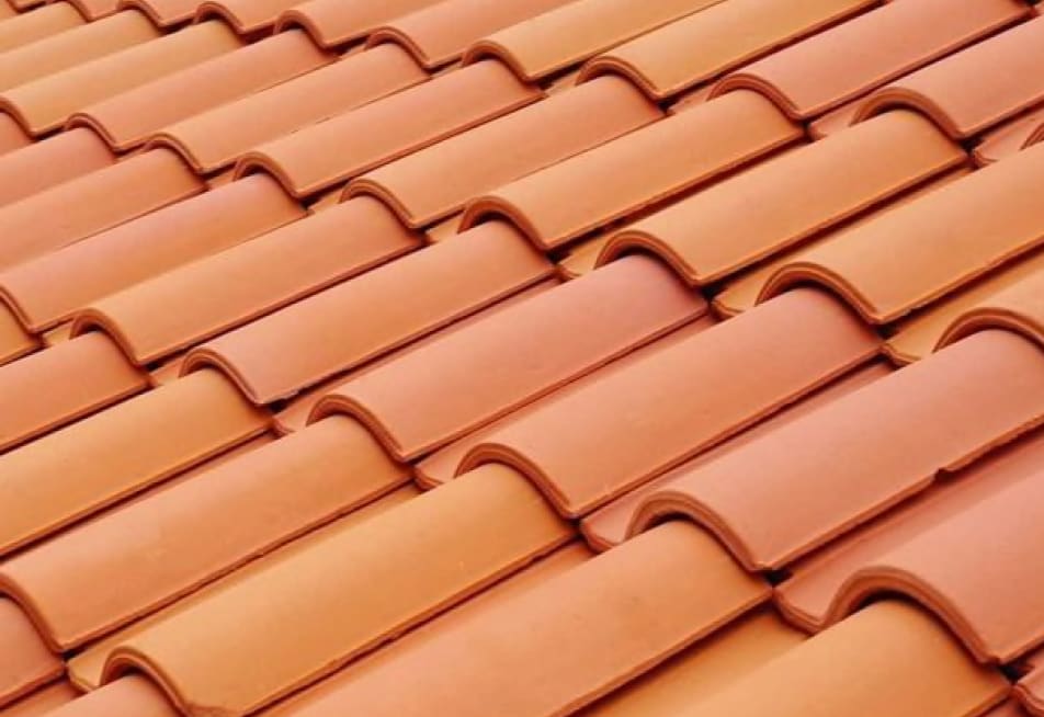 Clay tile roof